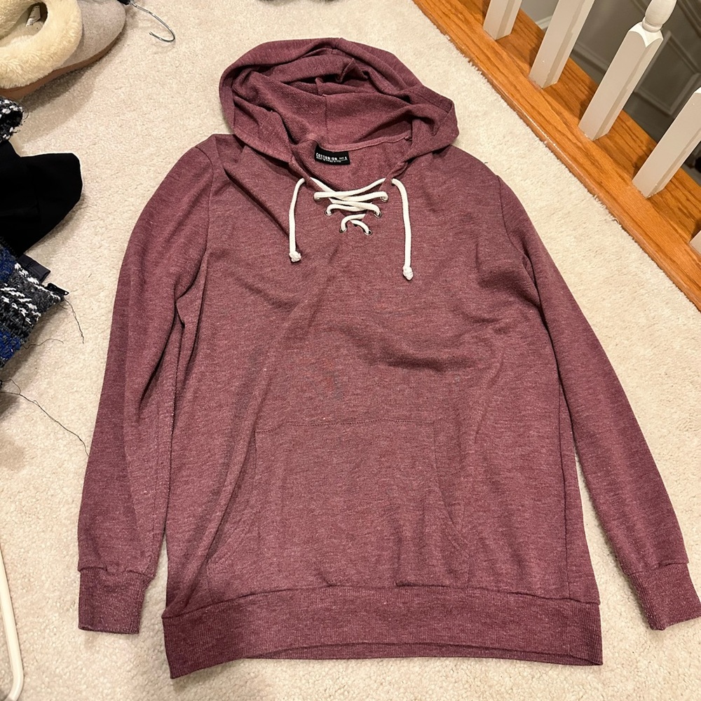Lace Up Hoodie